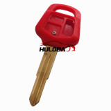 For Honda Motorcycle key blank with right blade  red colour