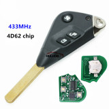 Replacement New Remote Car Key Fob 3 Button 433MHz 4D62 chip for Subaru Liberty Impreza Forester Outback B13 2005-2009