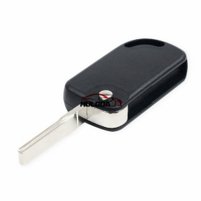 Replacement Folding Flip Remote Key Shell Case Fit ,For VW Volksvagen Uncut HU66 Blank Blade No Button For Brazil Mark