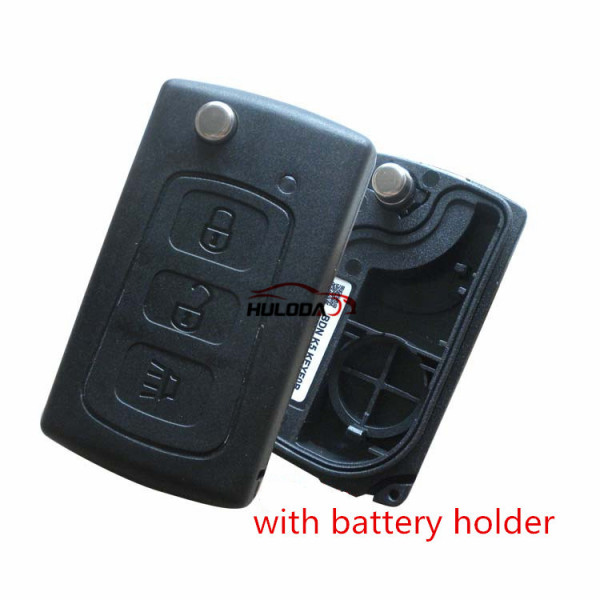 For Great Wall 3 button folding car key shell ，with battery holder