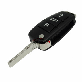 For original Audi 3 button remote key with ID48 chip 434mhz  HLO DE 8X0837220D Hella 5F A 010 659 70  204Y11000400