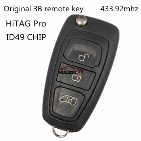 Pre-Order For Original Ford 3 Button remote key with 433.92Mhz HiTAGPro 49 CHIP BK2T-15K601-AB A2C53435329 Print on: GK2T-15K601-AA A2C94379402 Genuine Part Number: 2013328 - 2149959