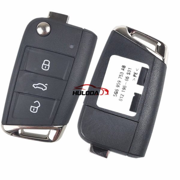 Original for VW 3 button keyless go remote key with 434mhz
