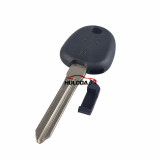 For Hyunda transponder key blank plug type, M   on the key blade