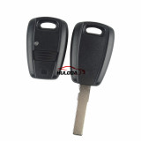 For FIAT remote key blank & 1 button   black color  without logo