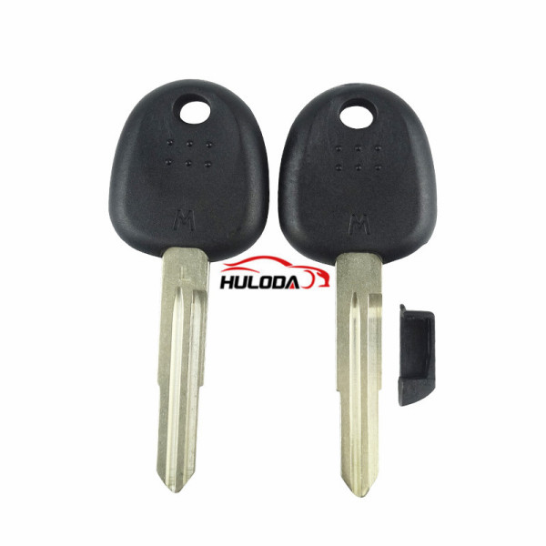 For Hyunda transponder key blank plug type, L   on the key blade