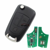 For Opel 3 button flip remote key  with 434mhz with PCF7946 chip  Genuine Part number:13189118