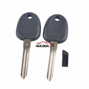 For Hyunda transponder key blank plug type, H  on the key blade