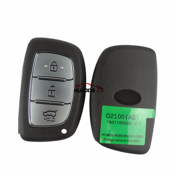 For New Hyundai  G2100(AE) 3 button keyless Smart  remote key with  433mhz Hitag3 47chip