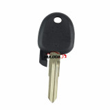 For Hyunda transponder key blank plug type, V   on the key blade
