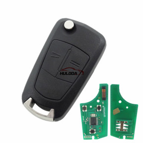 For Opel 2 button flip remote key  with 434mhz with PCF7946 chip  Genuine Part number:93187530