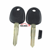 For Hyunda transponder key blank plug type, C-CAR   on the key blade