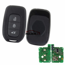 original For Renault 3 button remote key with PCF7961M(HITAG AES)chip 434mhz