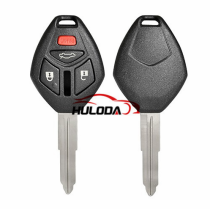Enhanced version for Mitsubishi  3+1 button remote key blank with MIT11R blade