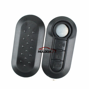 For Fiat 3 button remote key blank with Sip22 blade black color