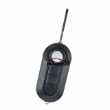 For Fiat 3 button remote key blank with Sip22 blade black color