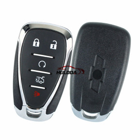 For Chevrolet 4+1 button remote key blank with logo