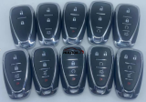 For Chevrolet 4+1 button remote key blank with logo