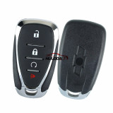 For Chevrolet 3+1 button remote key blank with logo