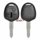 Enhanced version for Mitsubishi  3 button remote key blank with MIT8 blade