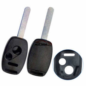 Enhanced version forHonda 2+1 button remote key blank with HON66 blade  (with  chip groove place)