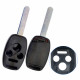 Enhanced version forHonda 3+1 button remote key blank with HON66 blade  (no chip groove place)
