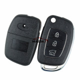 new hyundai 3 button remote key shell with 6 types of key blades, please choose