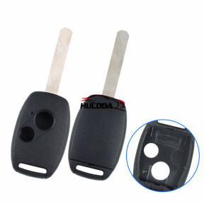 Enhanced version forHonda 2 button remote key blank with HON66 blade  (no chip groove place)