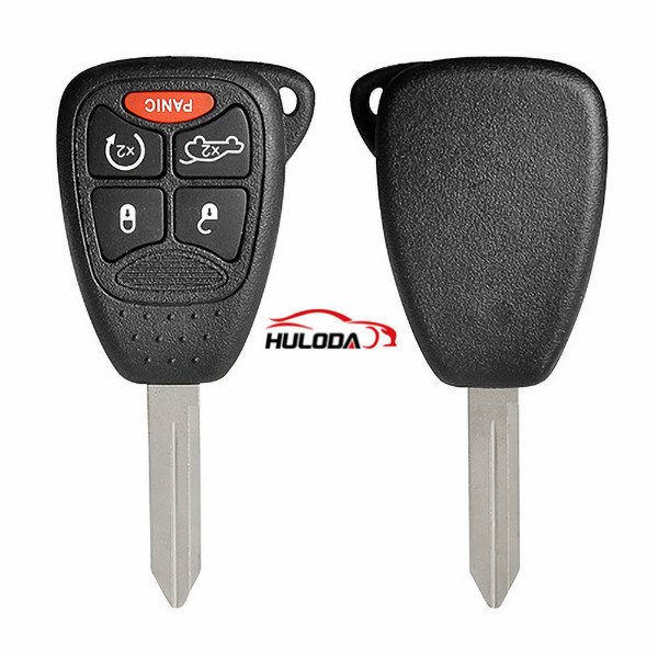 Enhanced version for Chrysler 4+1 button remote key blank with CY24 blade