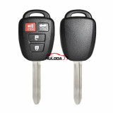 Enhanced version for toyota 3+1 button remote key blank