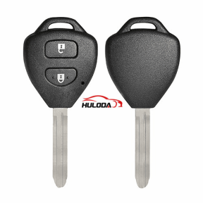 Enhanced version for toyota 2 button remote key blank with TOY43 blade