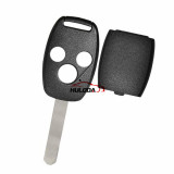 Enhanced version forHonda 2+1 button remote key blank with HON66 blade  (with  chip groove place)