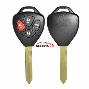 Enhanced version for toyota 4 button remote key blank with TOY47 blade