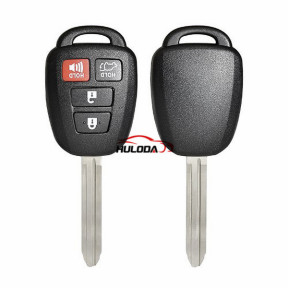Enhanced version for toyota 3+1 button remote key blank with SUV button