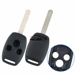 Enhanced version forHonda 3 button remote key blank with HON66 blade  (no chip groove place)