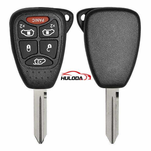 Enhanced version for Chrysler 5+1 button remote key blank with CY24 blade