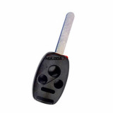 Enhanced version forHonda 3+1 button remote key blank with HON66 blade  (with  chip groove place)