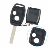 Enhanced version forHonda 2 button remote key blank with HON66 blade  (no chip groove place)