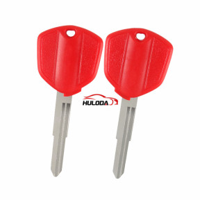 For Honda Motorcycle key blank with right blade red color