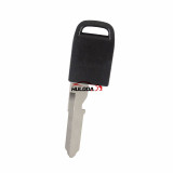 For yamaha motorcycle transponder key blank with right blade with black color