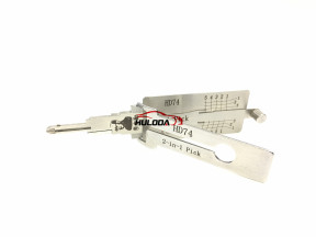 Original Lishi HD74  2 in 1，used for Honda, Suzuki, Gwangyang, Kawasaki and other motorcycles left groove two-in-one tool