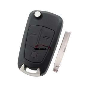 For Opel Astra H series key blank  3 button with HU43 key blade