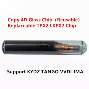 LKP02 glass Chip Copy 4D Chip Replaceable TPX2, LKP02 Chip Support KYDZ TANGO VVDI JMA Machine (Reusable)