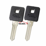 Harley motor key shell with left blade with black colour