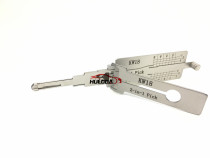 Original Lishi KW18 lock pick and decoder  together 2 in 1，used for Kawasaki motorcycle