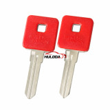 Harley motor key shell with right blade（red colour）