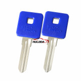 Harley motor key shell with right blade（blue colour）