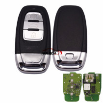 For Audi 3 button keyless remote key with 315mhz For Audi A6, A8, Q3,Q5,Q7, NPX F7945AC1500 CMK008 05 Tn617381 only your remote key is like this, all remote key can use