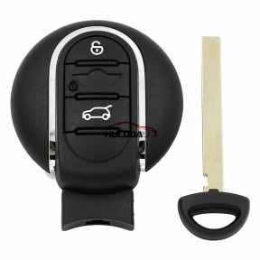 Original For BMW mini cooper 3 button keyless remote key shell,With emergency small key