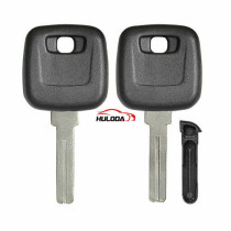 For Volvo transponer Key blank with NE66 blade can put TPX long chip and Ceramic chip